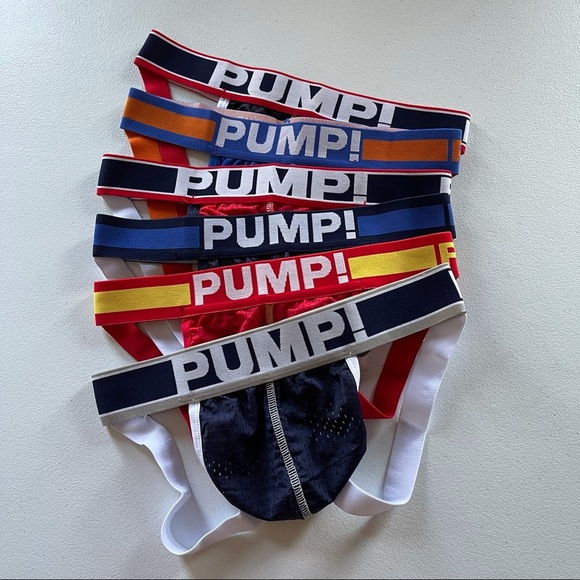6-PACK PUMP! JOCKSTRAPS (32-34) - Picture 1 of 8